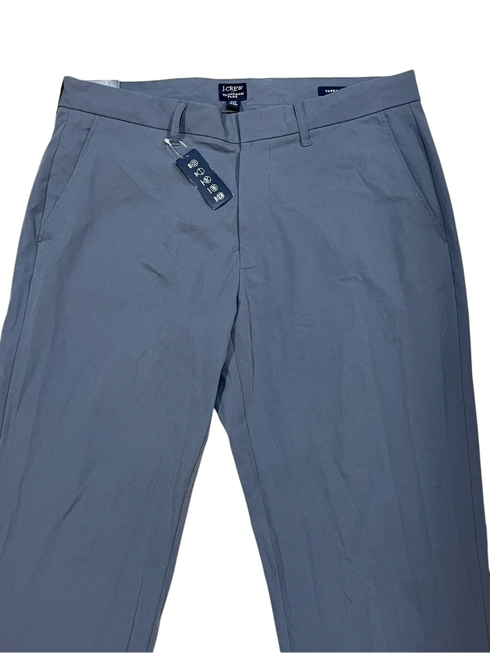 J. Crew Hiking Pants Thompson Tech Tapered Slate Blue Preppy Golf Casual 32 x 34